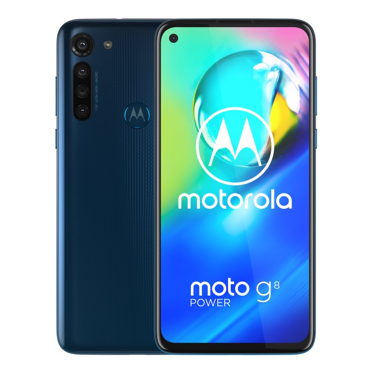 Motorola Moto G8 Power, Dual SIM, Capri Blue, Trieda A+ - použité, záruka 12 mesiacov