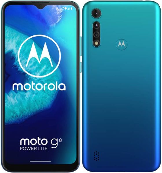 Motorola Moto G8 Power Lite, Dual SIM, Arctic Blue - nový tovar, neotvorené balenie Motorola Moto G8 Power Lite, Dual SIM, Arctic Blue - nový tovar, neotvorené balenie