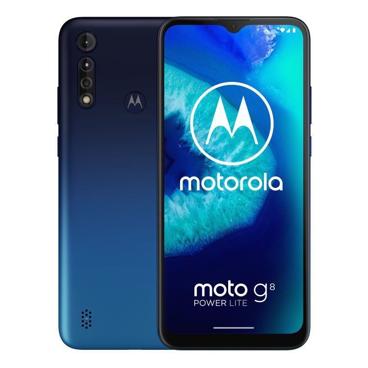 Motorola Moto G8 Power Lite, Dual SIM, Arctic Blue - nový tovar, neotvorené balenie