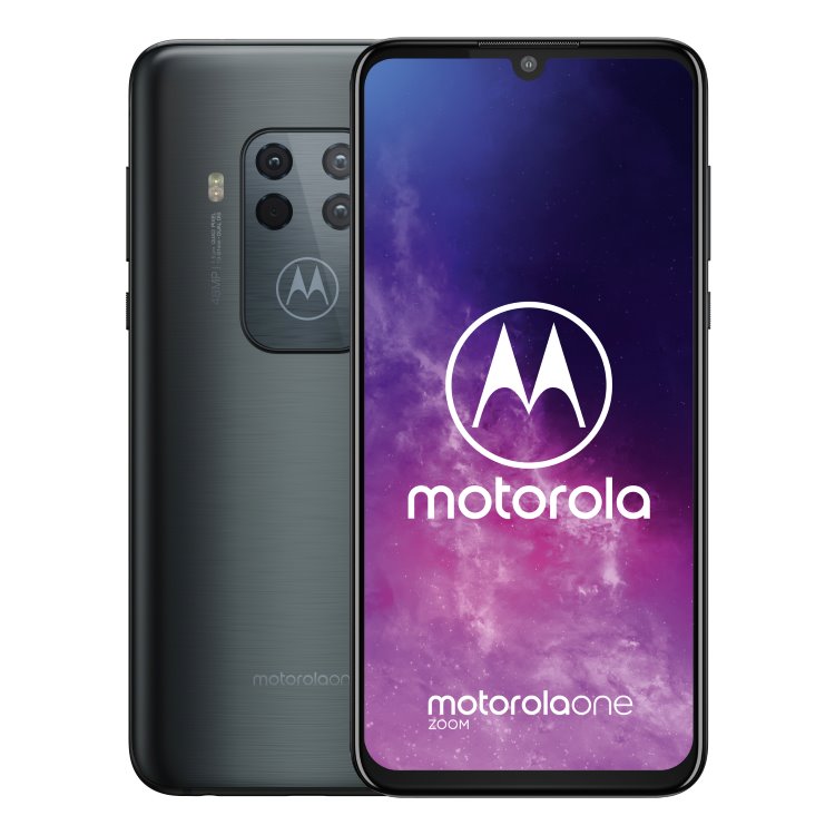 Motorola One Zoom, 4/128GB, Dual SIM, Electric Gray, Trieda A - použité, záruka 12 mesiacov