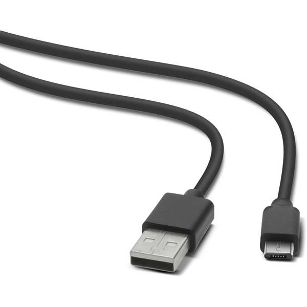 Nabíjací kábel Speedlink Stream Play & Charge USB Cable pre PS4, čierny SL-450102-BK