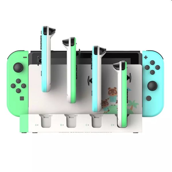 Nabíjacia stanica iPega 9186A pre Nintendo Switch Joy-con, white Nabíjacia stanica iPega 9186A pre Nintendo Switch Joy-con, white