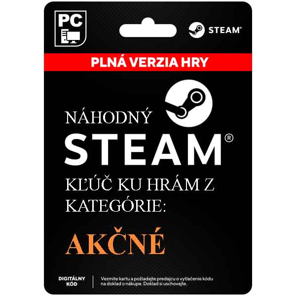 E-shop Náhodný Steam kľúč na akčné hry [Steam]