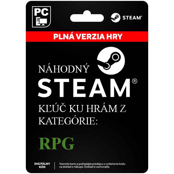 E-shop Náhodný Steam kľúč na RPG hry [Steam]