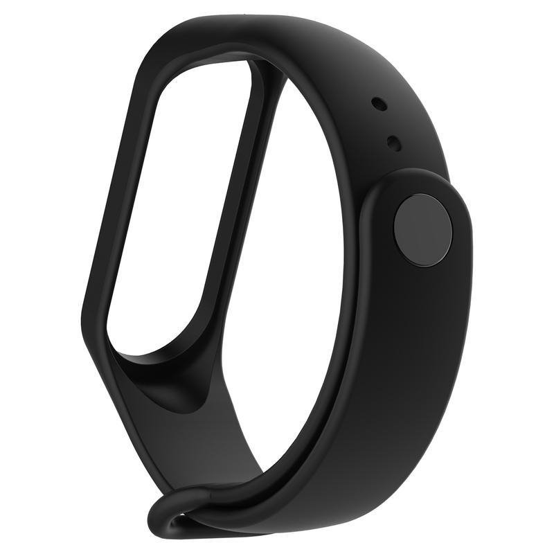 Náhradný čierny náramok pre Xiaomi MiBand 3/4 Náhradný čierny náramok pre Xiaomi MiBand 3/4