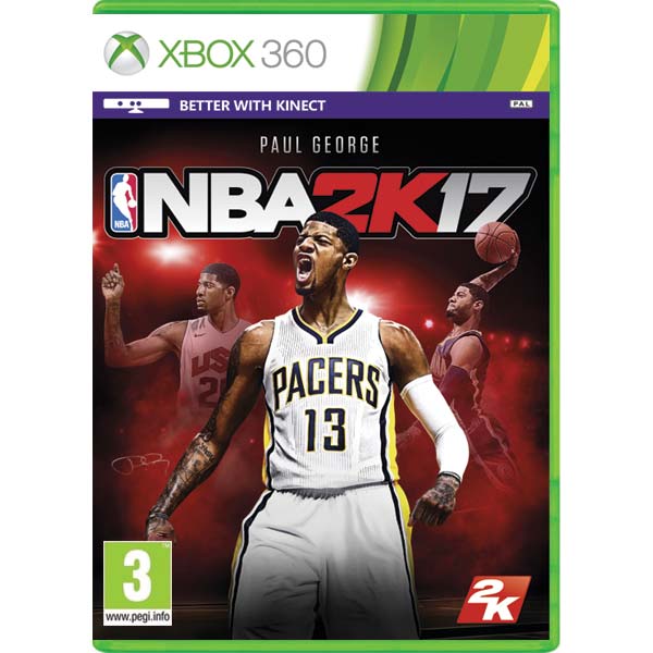 NBA 2K17 [XBOX 360] - BAZÁR (použitý tovar)