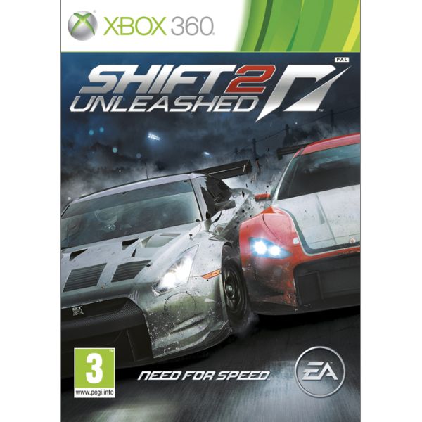 Need for Speed Shift 2: Unleashed- XBOX 360- BAZÁR (použitý tovar)