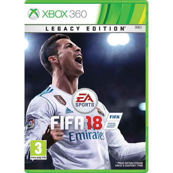 FIFA 18 (Legacy Edition) [XBOX 360] - BAZÁR (použitý tovar)