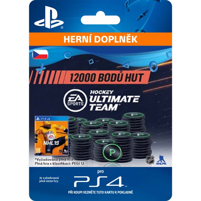 NHL 19 Ultimate Team - 12000 Hockey Points CZ NHL 19 Ultimate Team - 12000 Hockey Points CZ