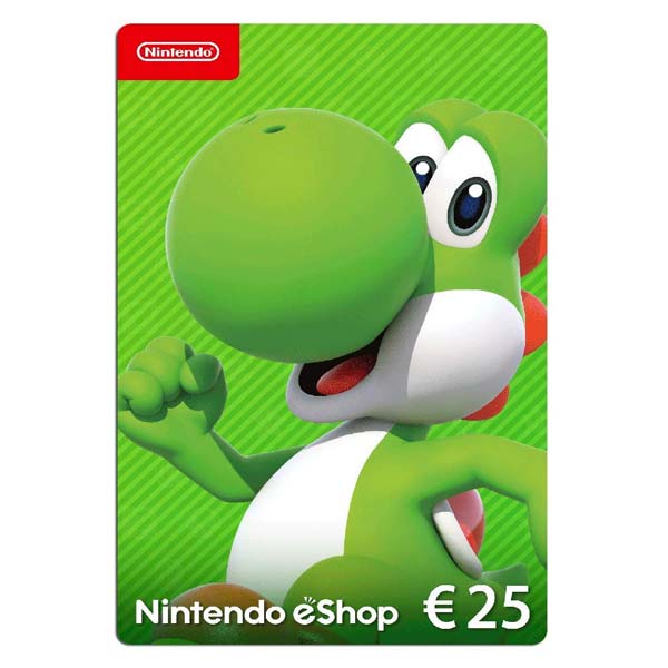 Nintendo eShop nabitie peňaženky 25€