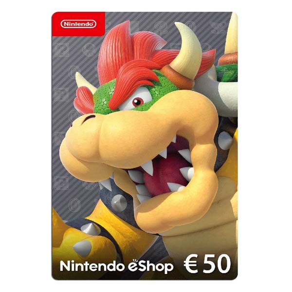Nintendo eShop nabitie peňaženky 50€