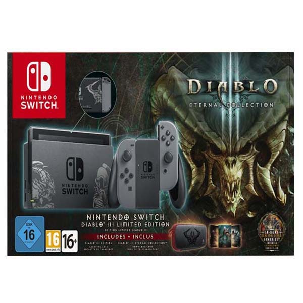 Nintendo Switch (Diablo Limited Edition) - BAZÁR (použitý tovar , zmluvná záruka 12 mesiacov)