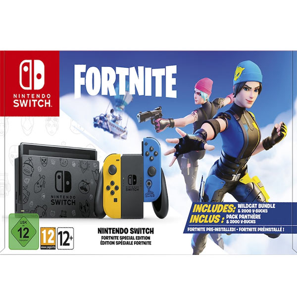 Nintendo Switch (Fortnite Special Edition) - OPENBOX (Rozbalený tovar s plnou zárukou)