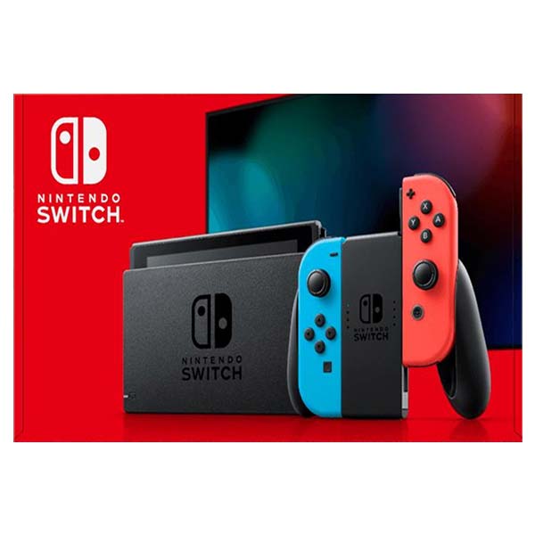 Nintendo Switch herná konzola s neon red&blue Joy-Con V2