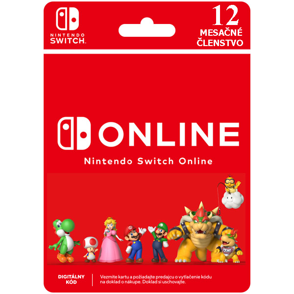 Nintendo Switch Online predplatné na 365 dní (Family)