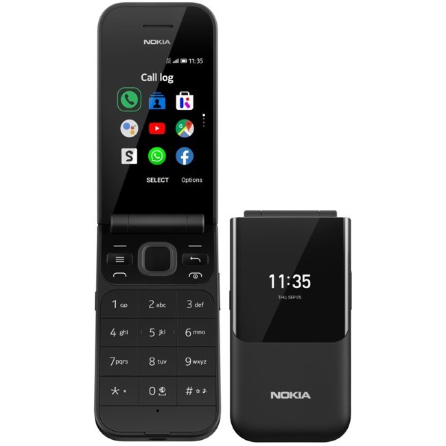 Nokia 2720 Flip, Dual SIM, black 6438409037312