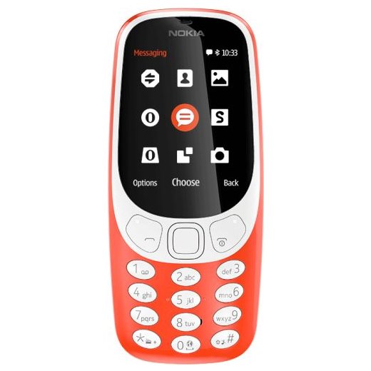 E-shop Nokia 3310 Dual SIM 2017, červená A00028109