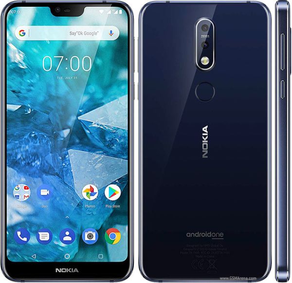 Nokia 7.1, Dual SIM,  Gloss Midnight Blue, Trieda A - použité, záruka 12 mesiacov