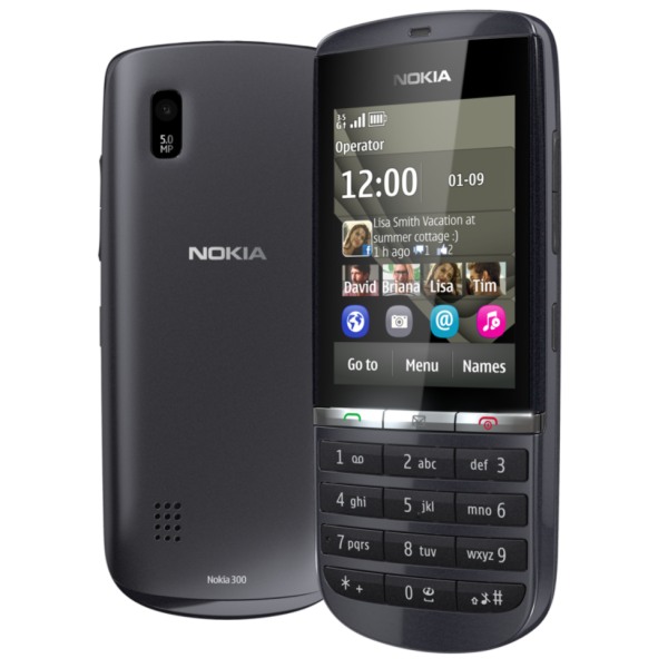 Nokia Asha 300, Graphite - SK distribúcia