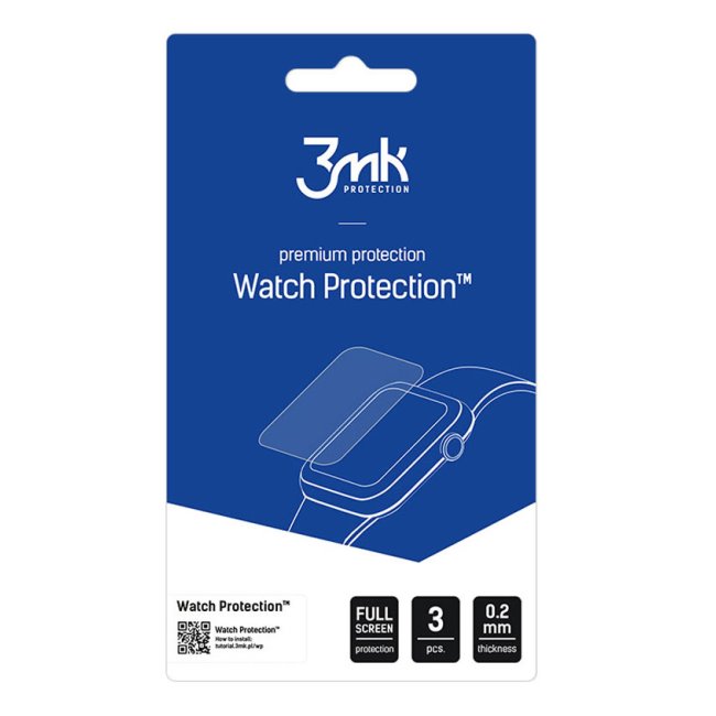 Ochranná fólia 3mk Watch Protection pre Apple Watch 3, 42 mm