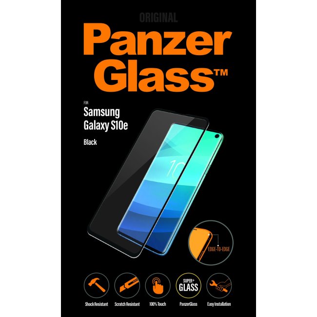 Ochranné sklo PanzerGlass na celý displej pre Samsung Galaxy S10e - G970F, čierne Ochranné sklo PanzerGlass na celý displej pre Samsung Galaxy S10e - G970F, čierne