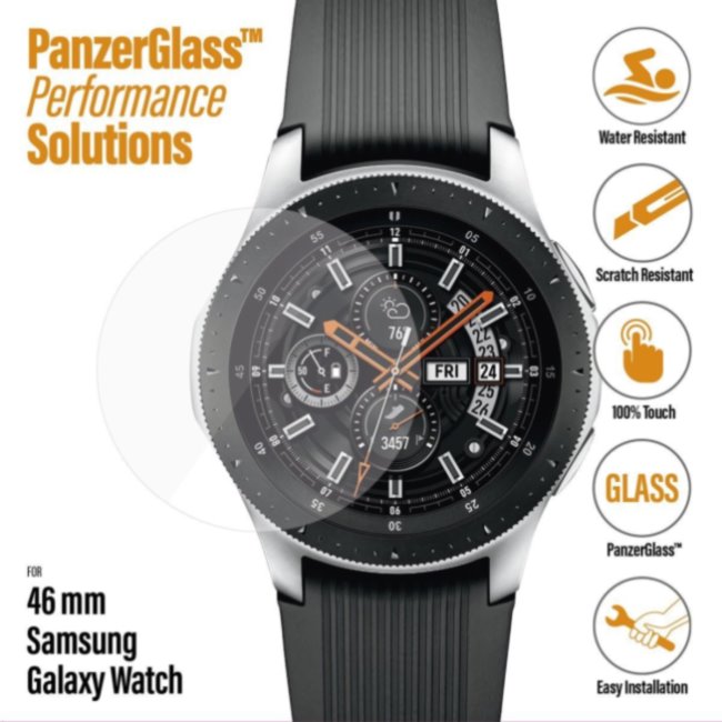 Ochranné temperované sklo PanzerGlass pre Samsung Galaxy Watch 46 mm Ochranné temperované sklo PanzerGlass pre Samsung Galaxy Watch 46 mm