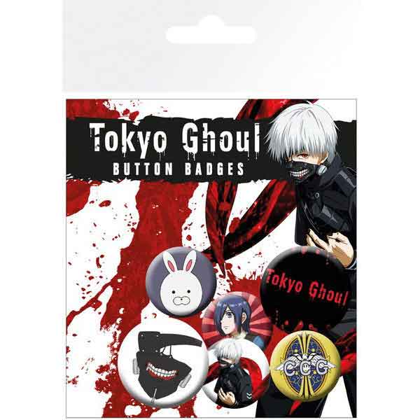 Odznaky Tokyo Ghoul Mix (6-Pack)