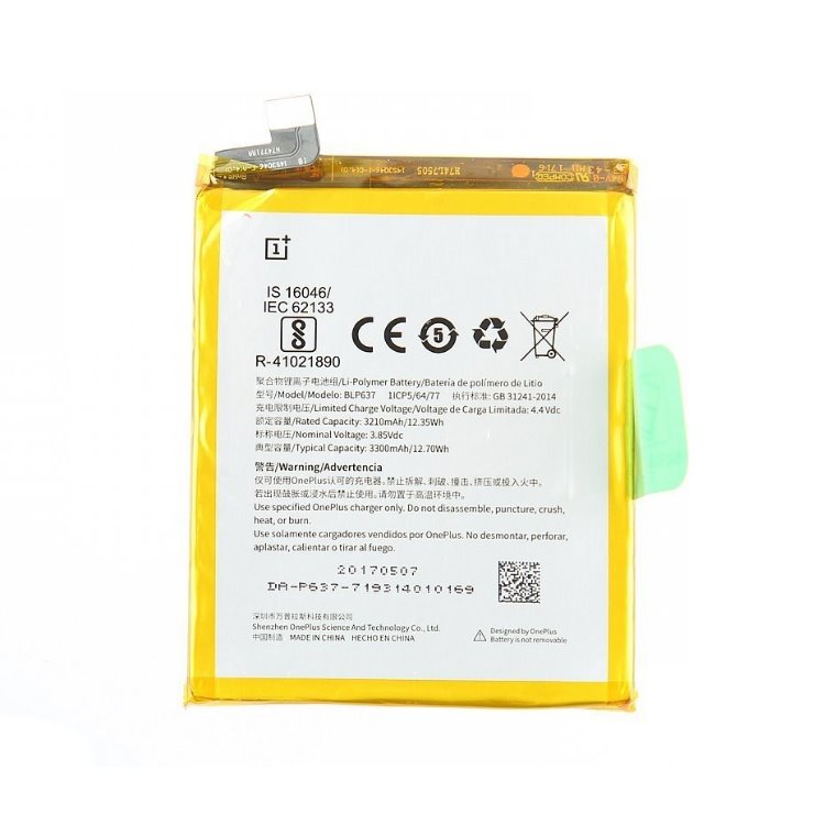 Originálna batéria pre OnePlus 5 a 5T, (3300 mAh)
