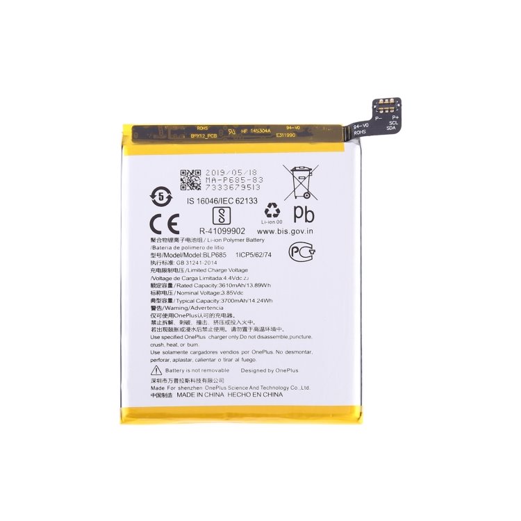 Originálna batéria pre OnePlus 6T, (3700 mAh) BLP685