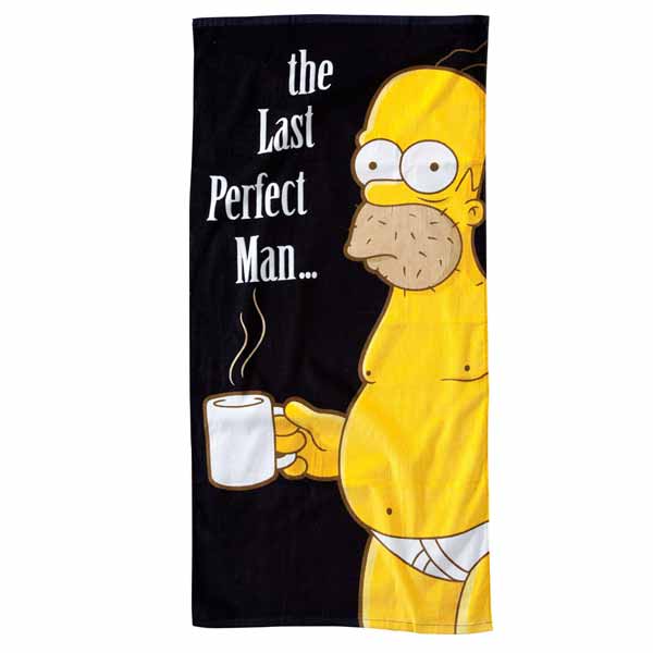 Osuška Simpsons - The Last Perfect Man (75 x 150 cm)