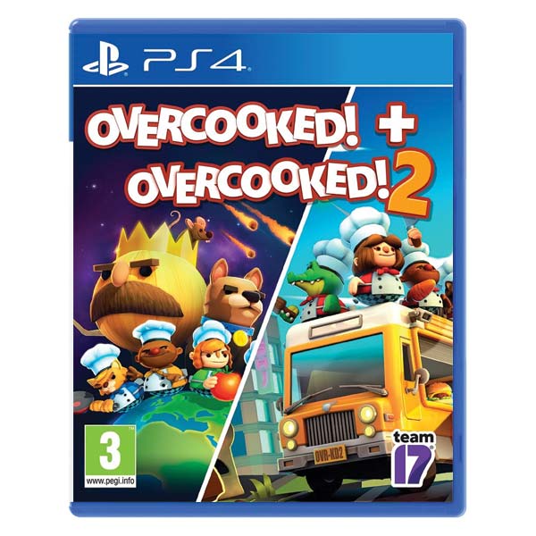 Overcooked! + Overcooked! 2 [PS4] - BAZÁR (použitý tovar)