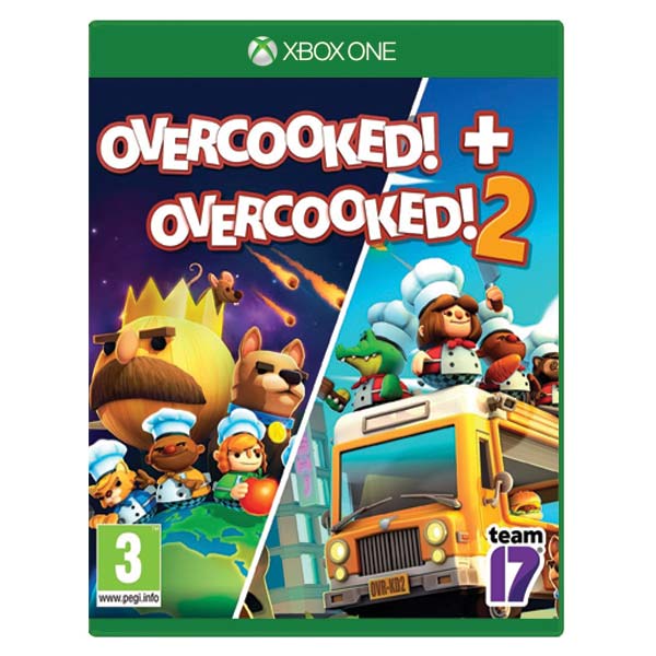 Overcooked! + Overcooked! 2 [XBOX ONE] - BAZÁR (použitý tovar)