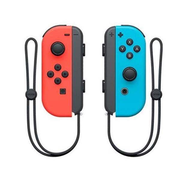 Nintendo Joy-Con Pair, neon red / neon blue - BAZÁR (použitý tovar)