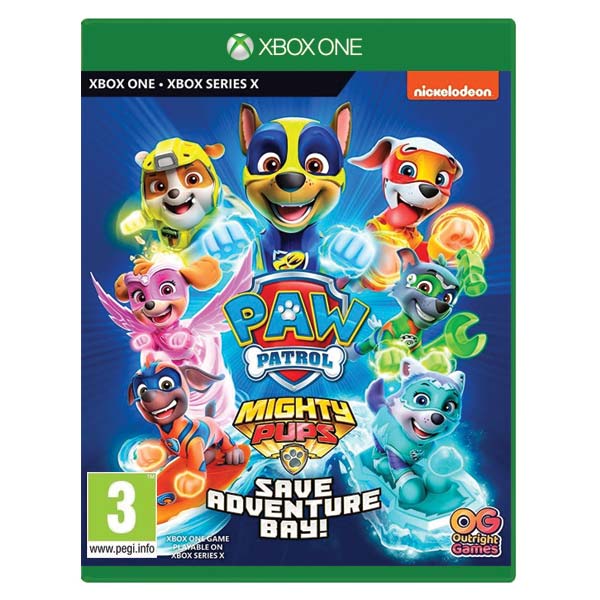 PAW Patrol: Mighty Pups Save Adventure Bay [XBOX ONE] - BAZÁR (použitý tovar)