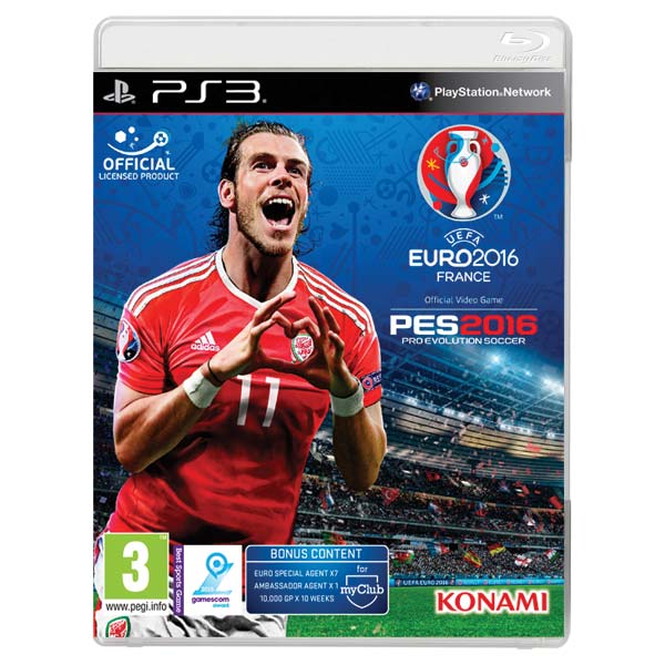 PES 2016: Pro Evolution Soccer (UEFA Euro 2016 Edition) [PS3] - BAZÁR (použitý tovar)