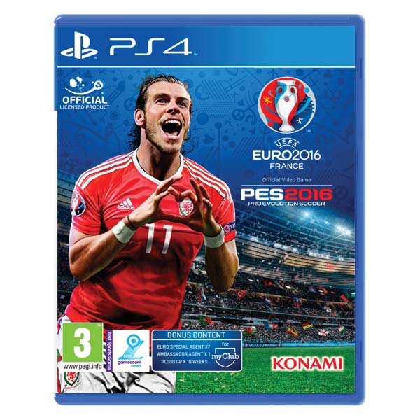 PES 2016: Pro Evolution Soccer (UEFA Euro 2016 Edition) [PS4] - BAZÁR (použitý tovar)