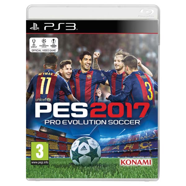 PES 2017: Pro Evolution Soccer [PS3] - BAZÁR (použitý tovar)