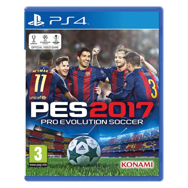 PES 2017: Pro Evolution Soccer [PS4] - BAZÁR (použitý tovar)