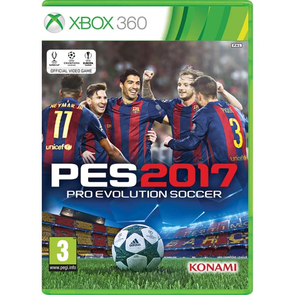 PES 2017: Pro Evolution Soccer [XBOX 360] - BAZÁR (použitý tovar)