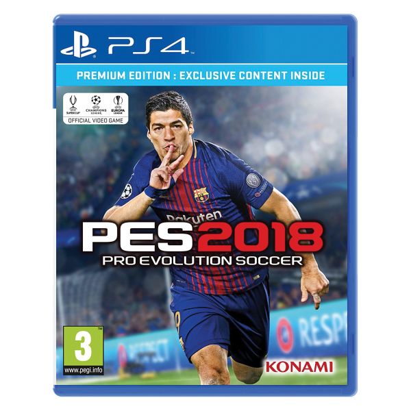 PES 2018: Pro Evolution Soccer [PS4] - BAZÁR (použitý tovar)