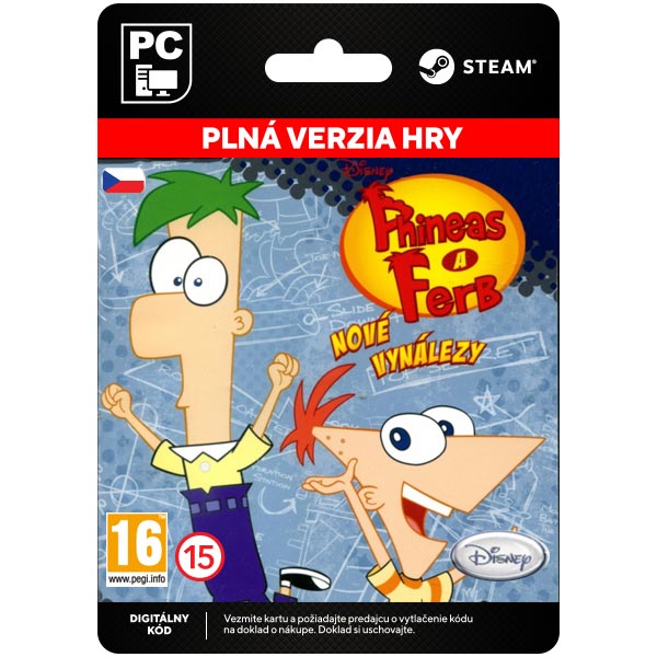 E-shop Phineas a Ferb: Nové vynálezy CZ [Steam]
