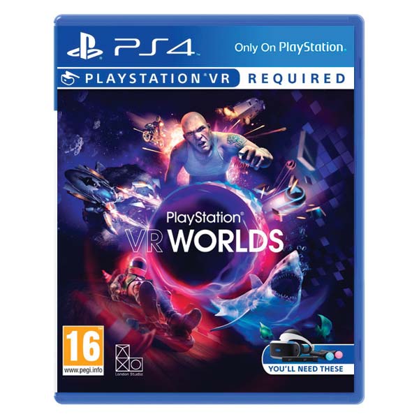 PlayStation VR Worlds [PS4] - BAZÁR (použitý tovar)