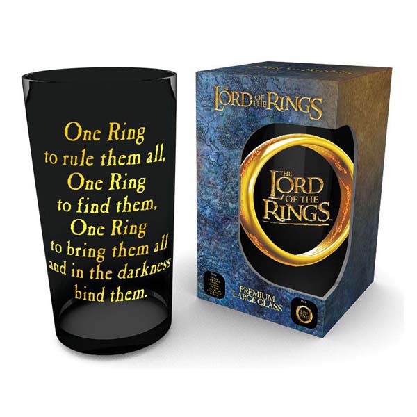 Pohár Lord of the Rings Premium Pint Glass One Ring