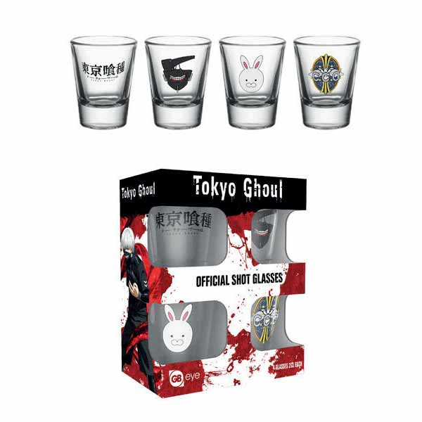Poháriky Tokyo Ghoul Set (4 ks)