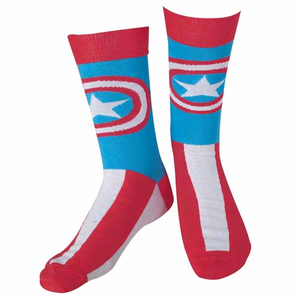Ponožky Marvel - Captain America Stars and Striped 39/42