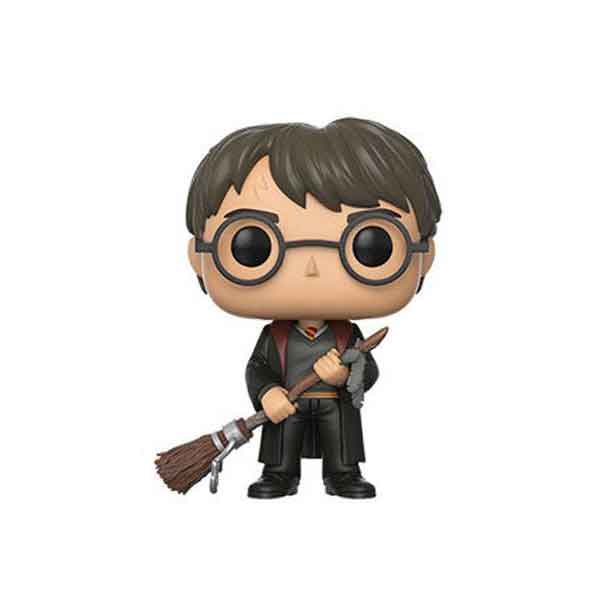 POP! Harry with Firebolt and Feather (Harry Potter)