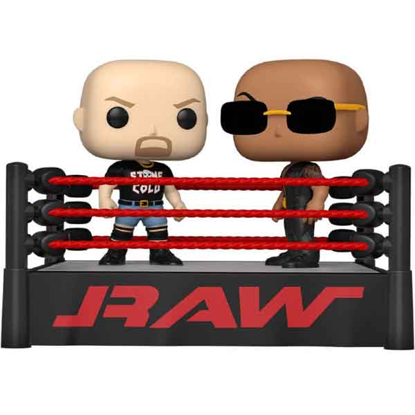 POP! Moment: The Rock vs Stone Cold in Wrestling Ring (WWE)