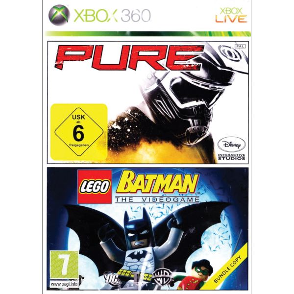 Pure + Lego Batman: The Videogame [XBOX 360] - BAZÁR (použitý tovar)