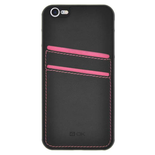 Puzdro 4-OK Pocket Cover Pre iPhone 7, Ružová