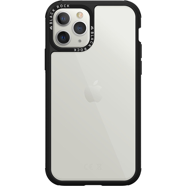 Puzdro Black Rock Robust Transparent pre Apple iPhone 11 Pro Max, Black 1110RRT02